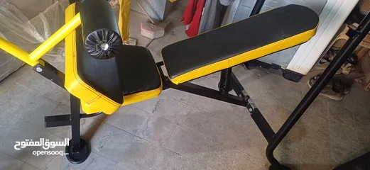  2 Exercise bench and wedges