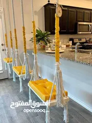  3 مرجيحة مزدوجة للاطفال   تمنح الطفل جوا من المتعة واللعب  مرجيحه حديد بمواصفات عاليه وتصنيع باحدث الم