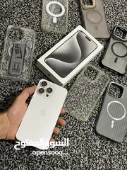  4 ايفون 15 برو ماكس 256 جيجا بطارية 100 موجود بالخليل
