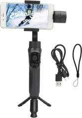  4 المثبت الذكي المضاد للاهتزاز (حامل بانورامي)Smartphone Gimbal Stabilizer, F10 Handheld 3-Axis Phone