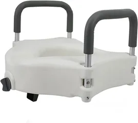  9 رافعة مقعد المرحاض مع مسند للذراعين يوفر الراحة للمسنين وذوي الاحتياجات الخاصة مصنوع من خامات عالية