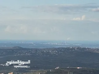  1 ارض للبيع وباطلالة بانورامية في نابلس/قرية تل