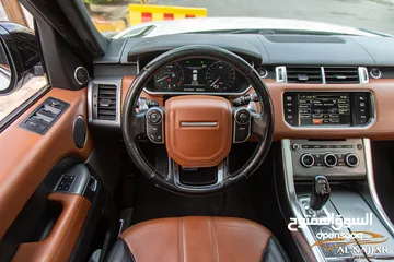  27 Range Rover Sport Supercharge 2014  السيارة وارد الشركة