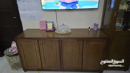  5 طقم كنب جلد + فضيه عدد 2 + دورسوار