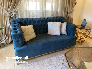  2 طقم كنب غرفة ضيوف 7 مقاعد - بسعر مميز!