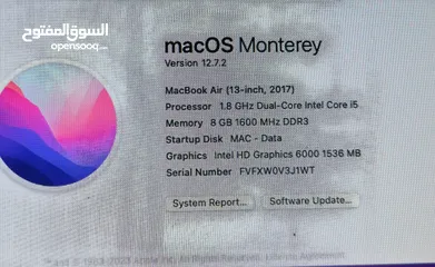  2 Macbook Air ( 13 inch - 2017)
