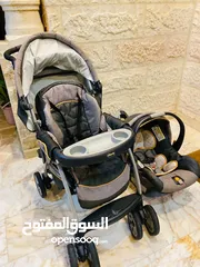  3 عربات وكوت اطفال نوع تشيكو
