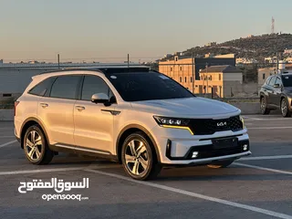  3 كايا سورينتو 2023 فل الفل  فتحة سقف بانوراما  4x4 ///240Hp بنزين + كهرباء  ( Haybrid) 1600cc