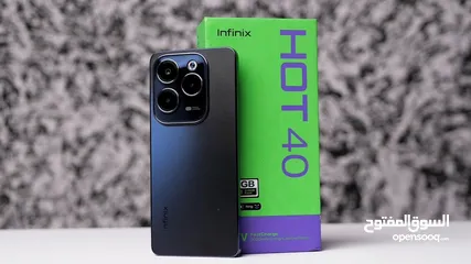  3 INFINIX HOT 40 16RAM (8+8) 256GB NEW //// انفينكس هوت 40 16 رام 256 جيجا جديد كفاله الوكيل