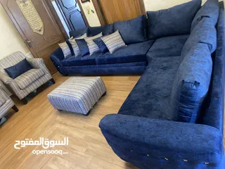  3 طقم كورنر منجد جديد لم يستعمل بعد التنجيد للبيع سعر مغري قابل للتفاوض