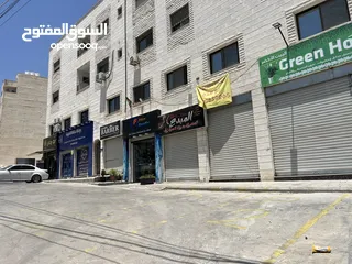  2 محلات تجارية مع سدة للايجار في طبربور