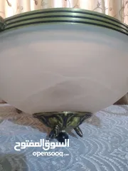 3 ثريا نحاس انتيك حجم كبير