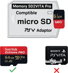  3 SD2Vita Memory Card Adapter