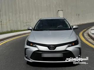  18 تويوتا كورولا 2021 7 جيد ولا ملاحظه فل كامل عدا الفتحه بحاله الوكاله زيرو جمرك جديد بسعر مميز