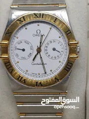  1 اوميغا كونستليشن ذهب وستيل  OMEGA constellation quartz