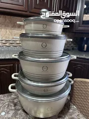  1 طقم طناجر 5 قطع
