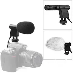  4 ميكرفون كاميرا Directional Video Condenser Microphone for Canon Nikon DSLR Camco