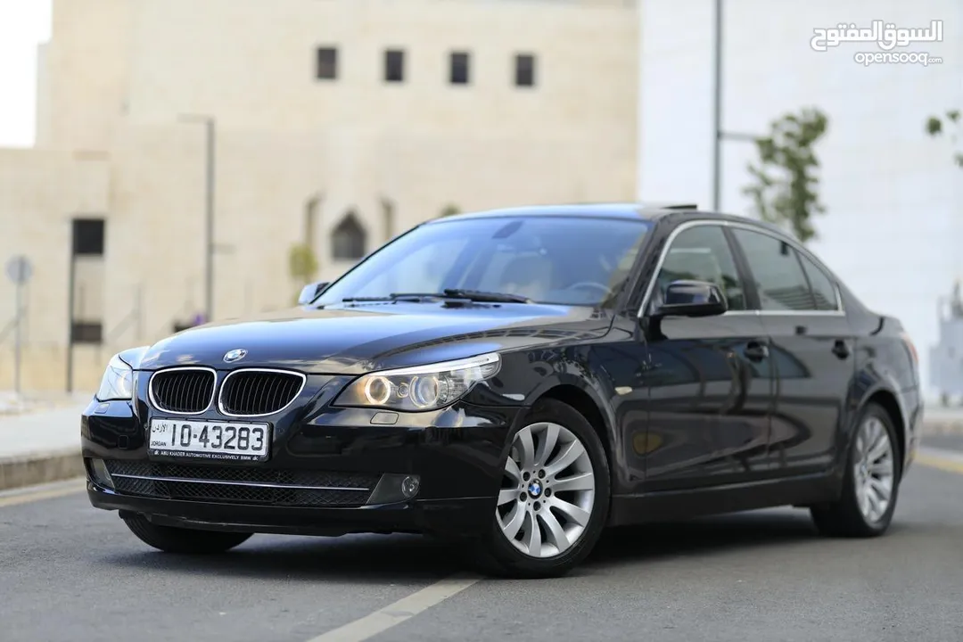 BMW 520 E60 M2010 بي ام دبليو موديل 2010 وارد شركه نقل فحص 7 جيد ممشى 100 الف فقط بحاله الوكاله