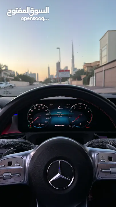 مرسيدس A 35 AMG تيربو موديل 2021 بحادث جدا جدا بسيط باب