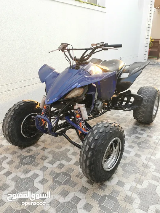 بيع او بدل مع تريل كروس Yamaha raptor 450