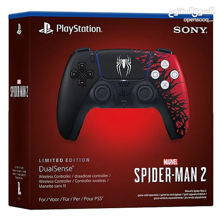 يد تحكم بلايستيشن 5 إصدار سبايدر مان 2 – DualSense Wireless Limited Edition أصلية
