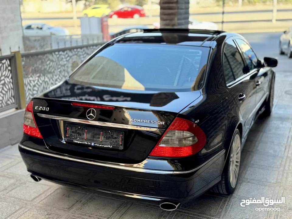مرسيدس E200 2009 فحص كامل avantgarde كاملة الأضافات وارد الشركة غرغور بحالة الشركة