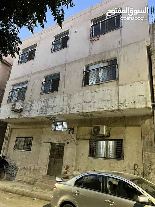‎عمارة استثمارية للبيع  ثلاث طوابق 8 شقق/ شارع الجزائر خلف مسجد علي بن ابي طالب