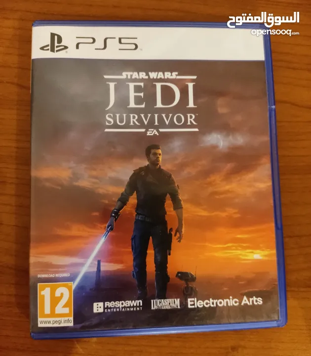 لعبة ستار وورز جيداي سرفايفر (star wars jedi surviver) نسخة ps5 السعر:215