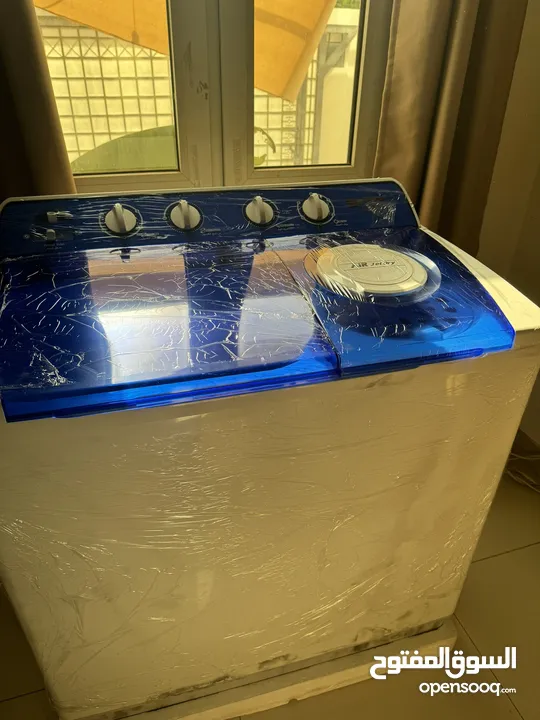New twin tub washing machine غسالة جديدة
