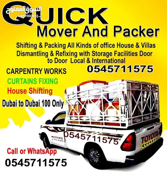 Quick Movers in Dubai 054 571 1575