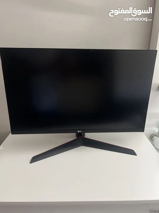LG Gaming monitor 240Hz. Tilt/height/pivot adjustable stand  1ms response time  size 27”