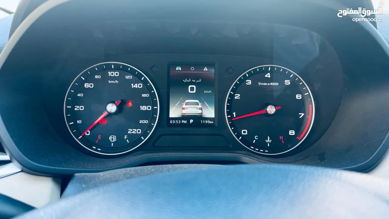 ماتور 1500CC اقتصادي MG 5 2023  سيارة نظيفة جداً  نظام ايكو لتوفير الوقود