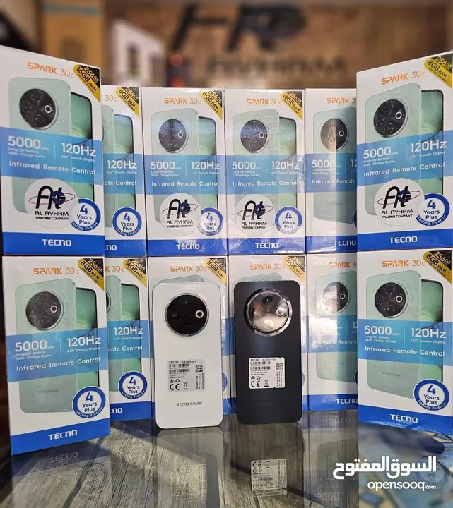 جهاز جديد بالكرتونة سيارك 30c رام 8 و 12 و  16 جيجا 128و 256 مكفول سنة متوفر توصيل