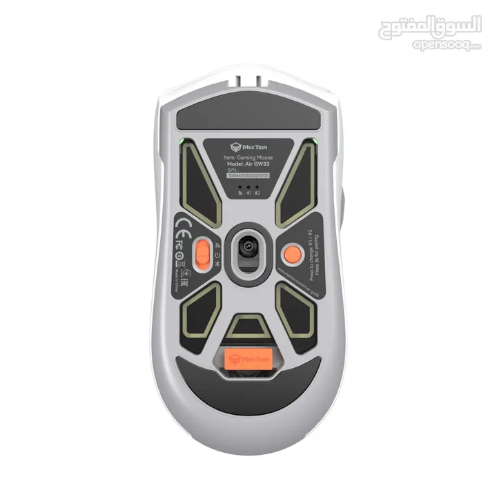 Meetion GW33 2.4G Wireless Bluetooth & Wired Gaming Ergonomic Mouse ماوس لاسلكي سلكي بلوتوث