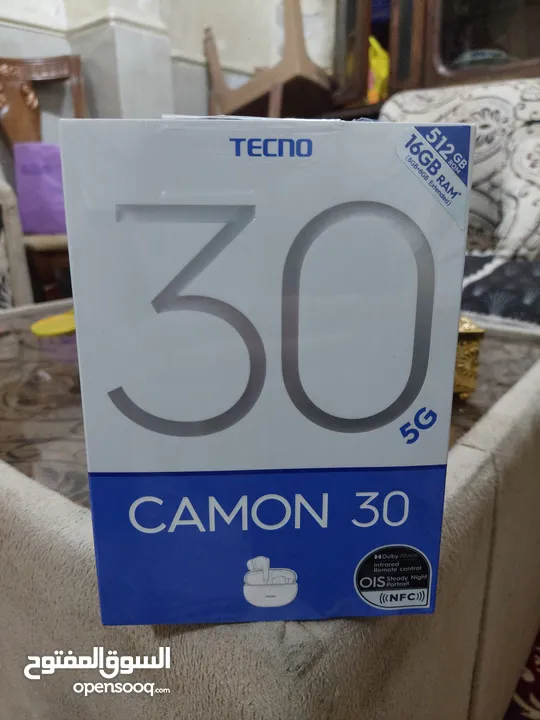 جديد مكفول سنه Kamon 30 5G رام 24  ججيا 512 متوفر توصيل