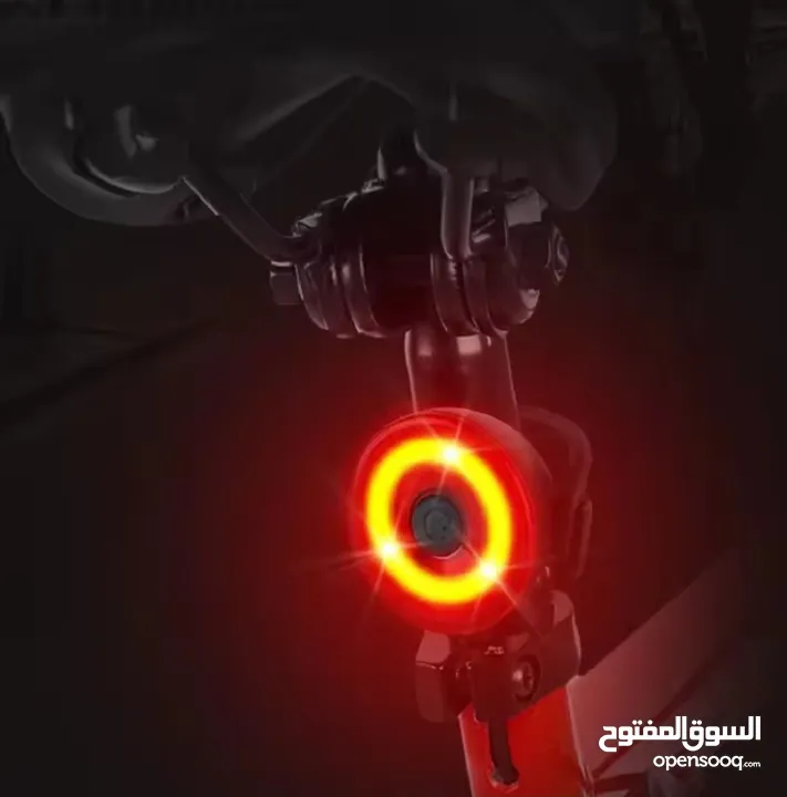 ضوء تنبيهي فاخر للدراجات الهوائية والخوذة led safety bicycle or helmet tail light