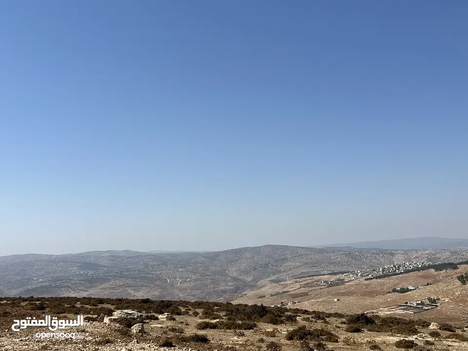 ارض للبيع جرش عنيبه المرامح منبسطه ومطله على شارعين 3500متر اطلاله بنوراميه بسعر مغري جدا