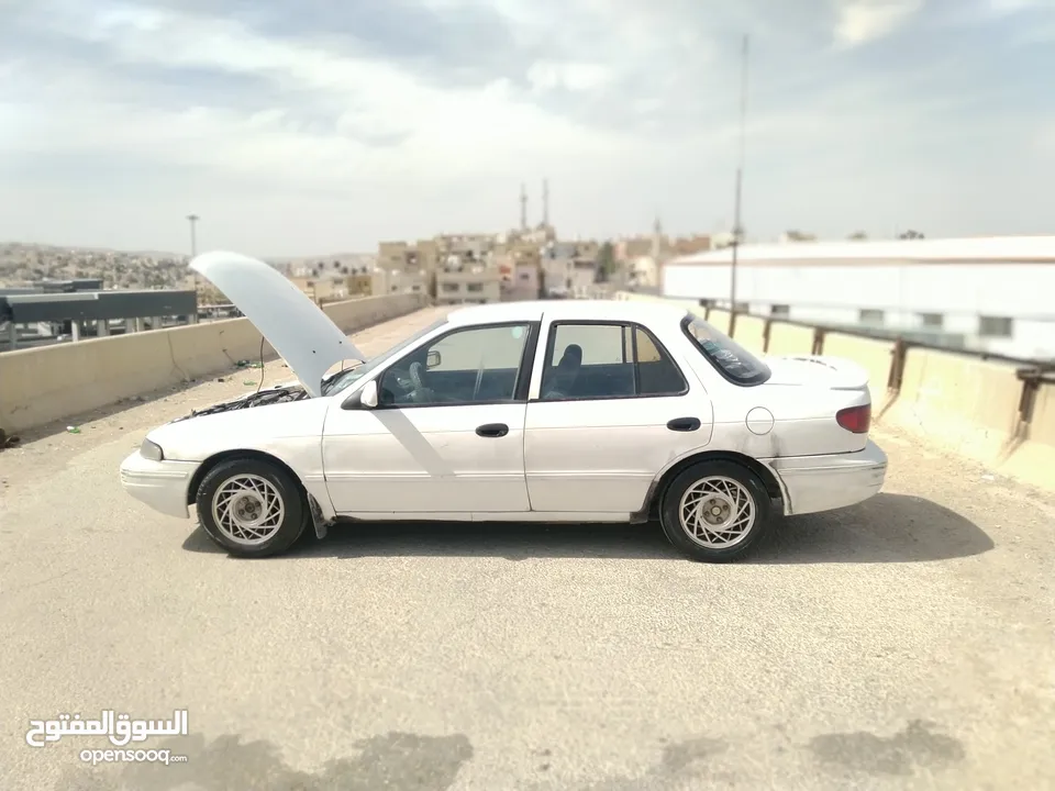 كيا سيفيا 1994 بحاله جيده جدا وكل شيء واضح بالاعلان والصور