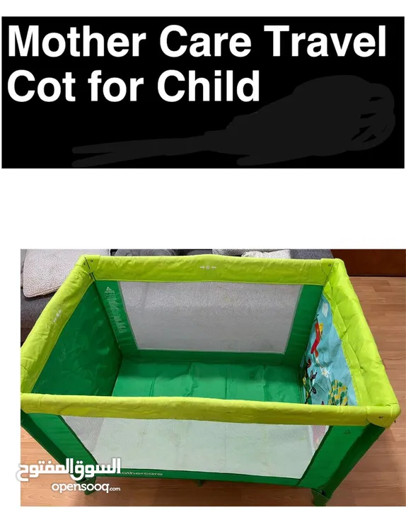 foldable travel cot for child - urgent sale