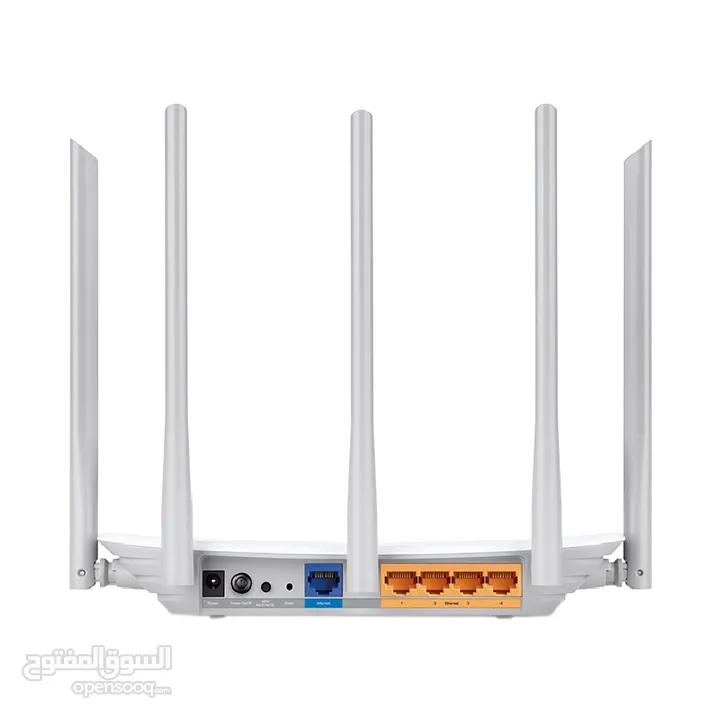 TP-Link archer C60 AC1350 dual band wireless router +  تي بي لينك - مقوي اشارة الانترنت اللاسلكي،