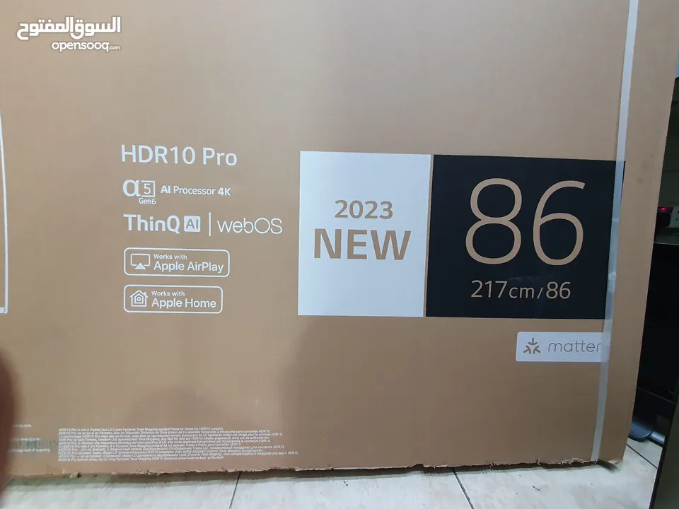 LG, UHD 4K TV, 86 inch UR78 series, WebOS Smart AI ThinQ, 2023 86UR78006LC