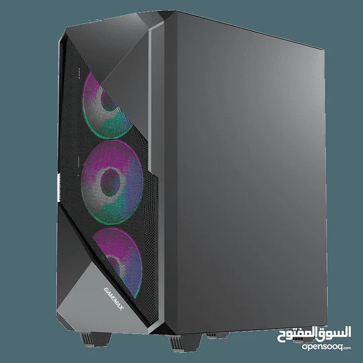 كيس Revolt جيمنغ فارغ احترافي جيماكس تجميعة  Gamemax Gaming Revolt Case