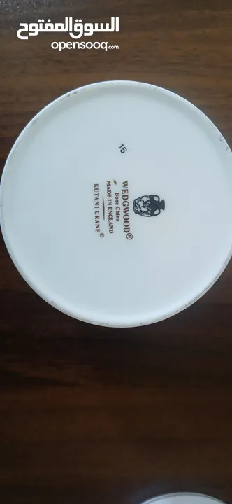 وعاء/مرطبان خزفي فاخر من WEDGWOOD - Kutani Crane - إنجليزي أصلي