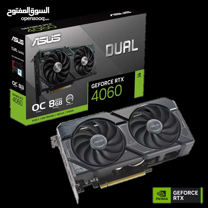 كرت شاشة ASUS RTX 4060 8GB