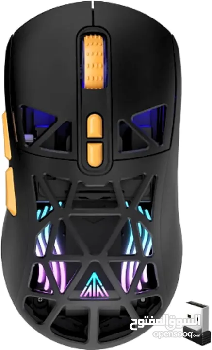 SOLAKAKA SM802 RGB Tri-Mode Gaming Mouse ماوس لاسلكي جيمنغ