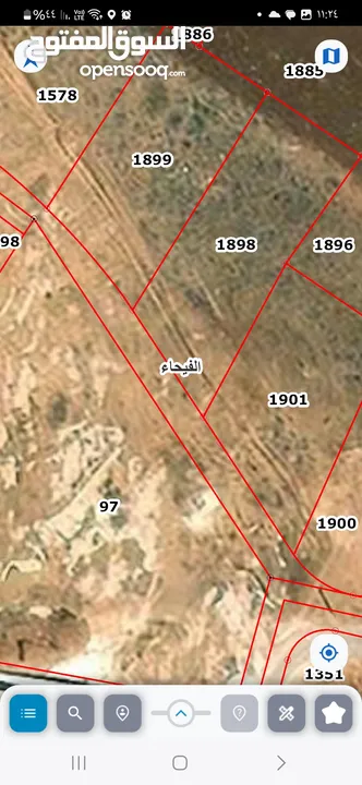 نمرة 750متر (صخريه )غرب النديم الجازل ب37 الف