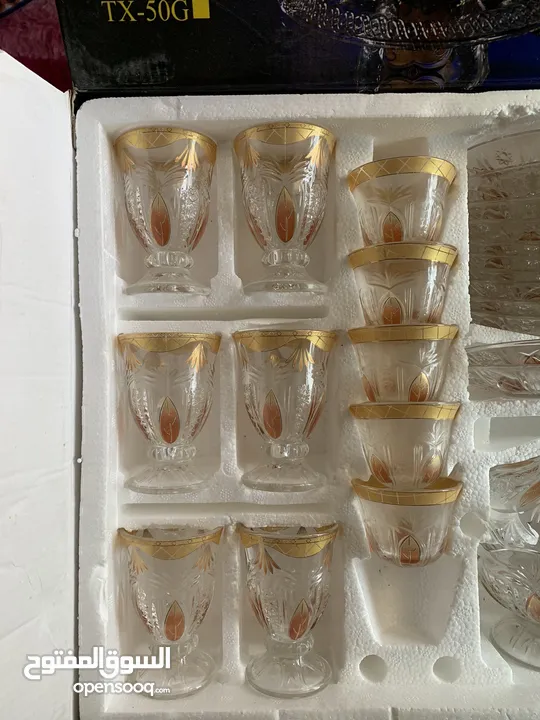 50 pieces glass set - طقم زجاجي 50 قطعة