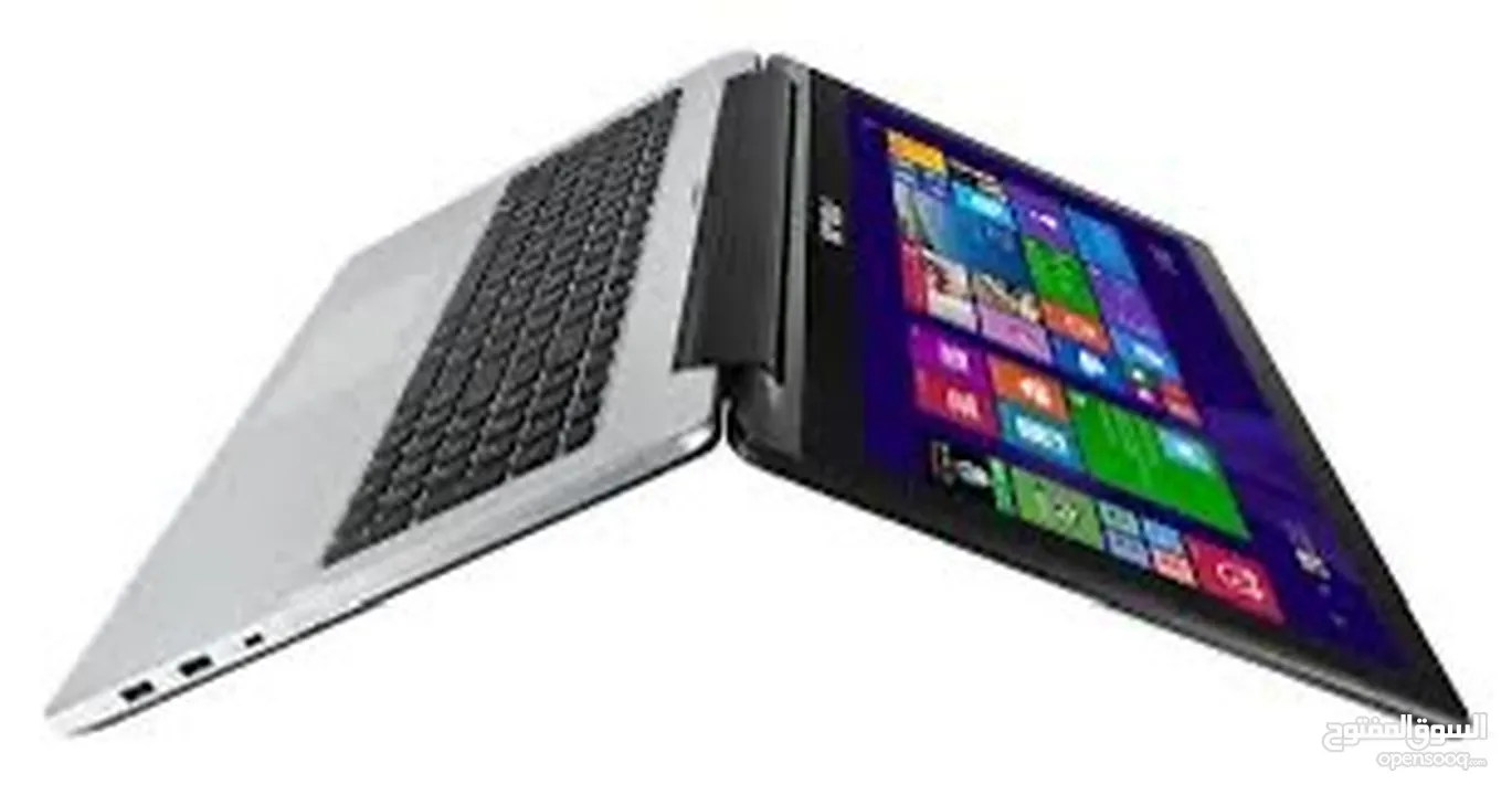 جهاز لابتوب ASUS Transformer Book Flip موديل TP500L