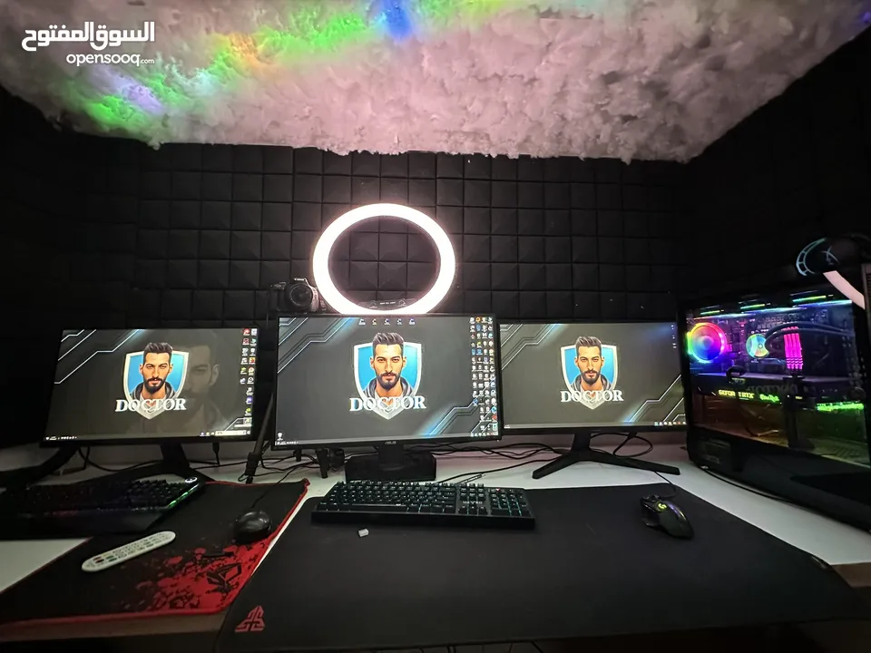سيت اب كامل للبثوث والالعاب كمبيوترين وجميع قطع البث اقرء الاعلان كامل جميع القطع مع كرتونتها