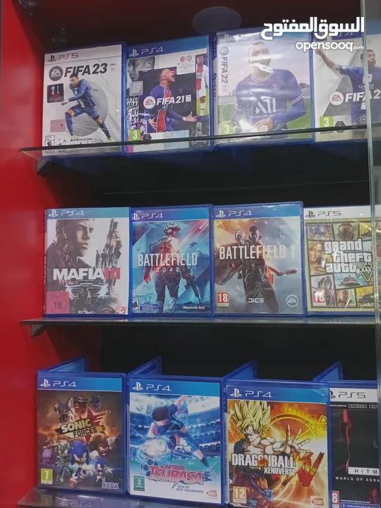 سيديات بلايستيشن فور  و فايف PS4 &PS5 CD.S